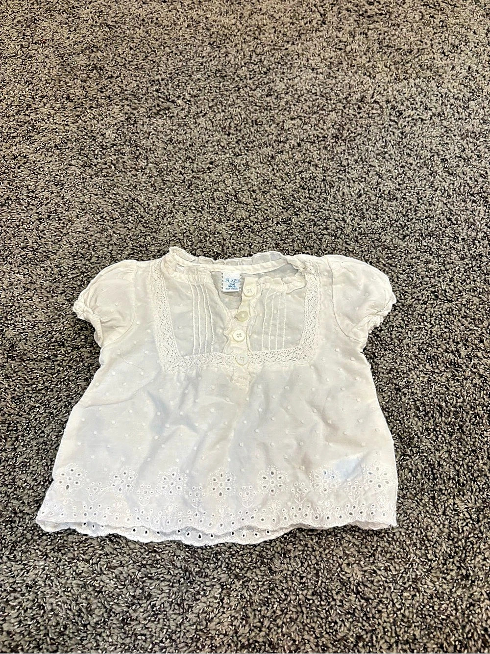 The Children's Place White Eyelet Blouse